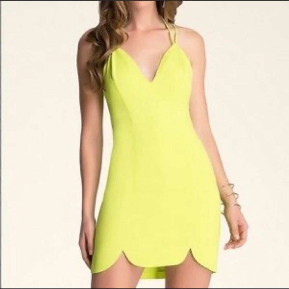 Beautiful Bebe dress light green